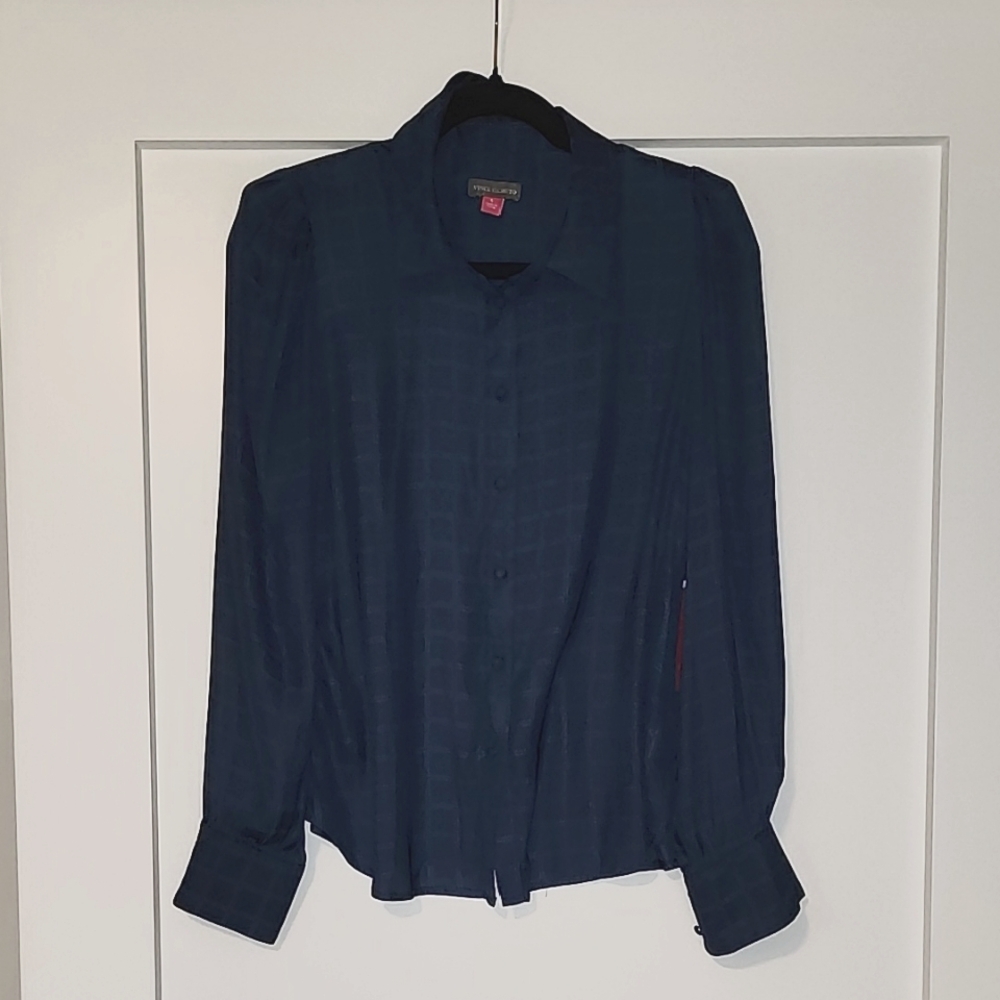 Navy Blue Vince Camuto Women's Shirt